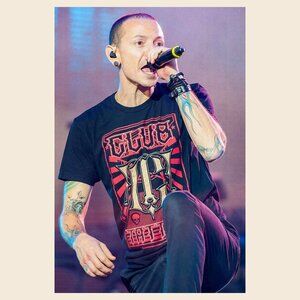 Linkin Park Chester Bennington Performance Poster_ 170